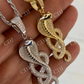 Moissanite Snake King Cobra Pendant  customdiamjewel   