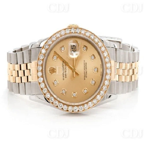 Natural Diamond Hip Hop Rolex Watch customdiamjewel