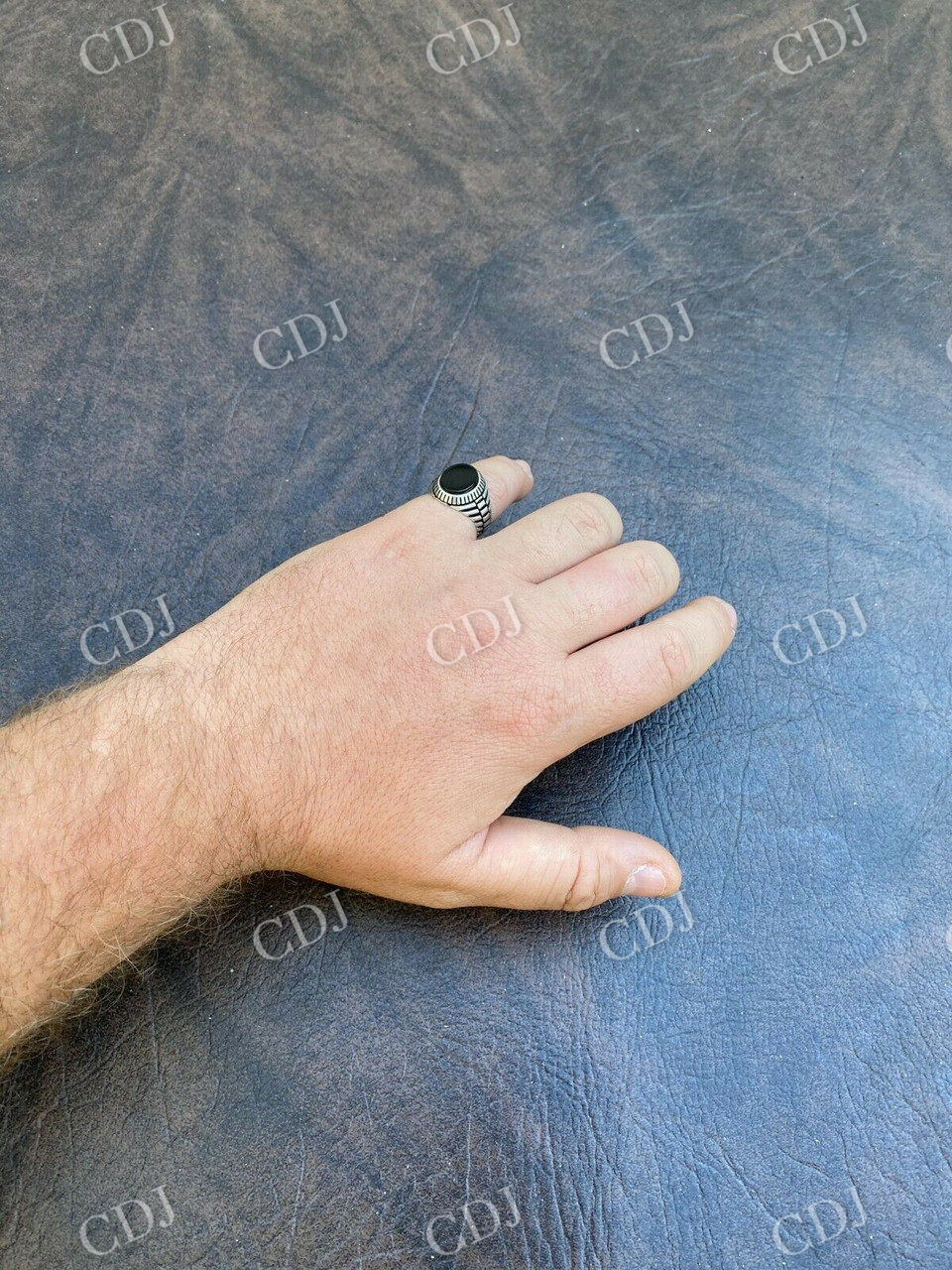 Black Onyx Signet Ring  customdiamjewel   