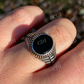 Black Onyx Signet Ring  customdiamjewel   