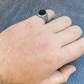 Black Onyx Signet Ring  customdiamjewel   