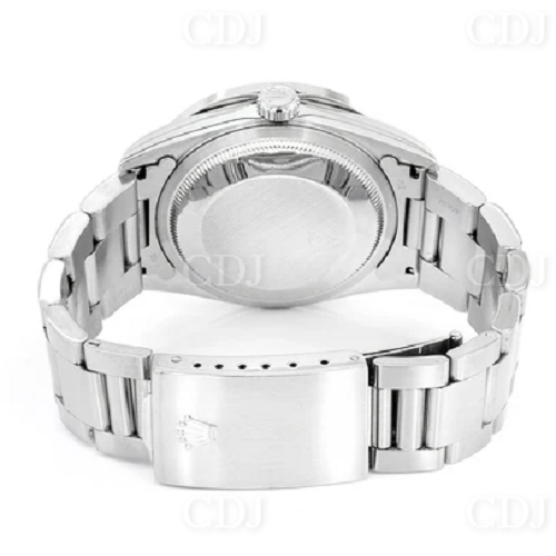 Hip Hop Luxury Iced Out Natural Diamond Watch customdiamjewel