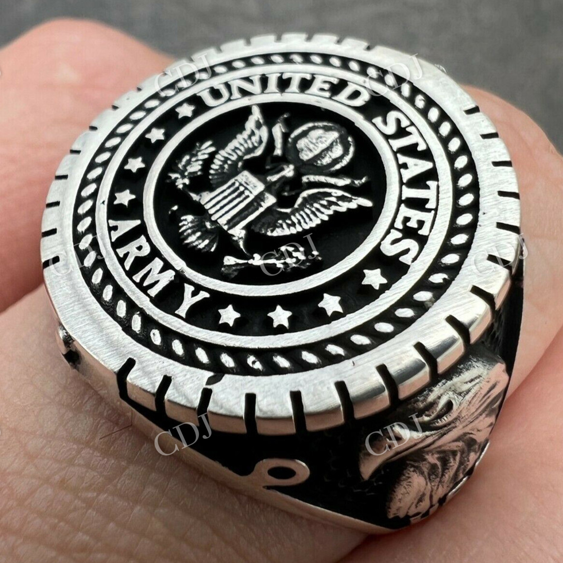 US Army Military Ring  customdiamjewel   