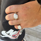 Hip Hop Iced Pinky Ring  customdiamjewel   
