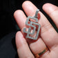 Lab Created Diamond SD Design Silver Pendant hip hop jewelry customdiamjewel   