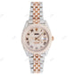 Customized Two Tone Roman Dial Rolex Watch customdiamjewel