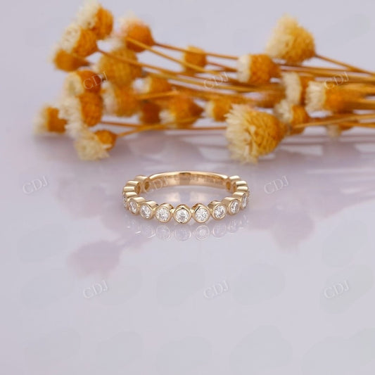 0.52CTW Floating Bubble Natural Diamond Wedding Band Wedding Band customdiamjewel   
