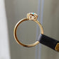Solitaire Lab Grown Diamond Bezel Set Ring
