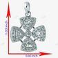 Sterling Silver Trillion Flower Moissanite Pendant hip hop jewelry CustomDiamJewel