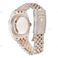 Customized Two Tone Roman Dial Rolex Watch customdiamjewel