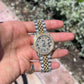 Rolex Jubilee Yellow White Bust Down VVS Moissanite Watch For Men customdiamjewel