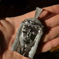 Hip Hop Fully Iced Out Jesus Head Pendant hip hop jewelry CustomDiamJewel