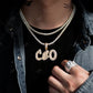Hip Hop Style Round Cut And Baguette Cut Diamond Full Ice Out Name Pendant hip hop jewelry CustomDiamJewel