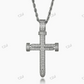 Premium Iced Out Moissanite Cross Pendant For Men hip hop jewelry CustomDiamJewel
