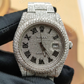 Moissanite Passed Out Diamond Tester Fully Iced Out Watch customdiamjewel