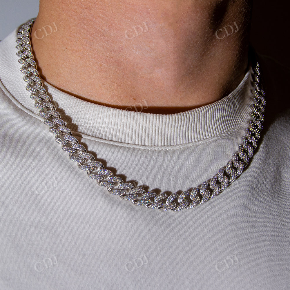 Custom Iced Out Hip Hop Miami Cuban Link Chain hip hop jewelry customdiamjewel   