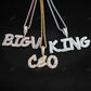 Hip Hop Style Round Cut And Baguette Cut Diamond Full Ice Out Name Pendant hip hop jewelry CustomDiamJewel
