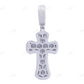 1.5 Inch Lab Grown Diamond 10K Gold Cross Pendant Hip Hop Pendent customdiamjewel
