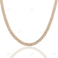 14K Yellow Gold Miami Cuban Link Necklace hip hop jewelry CustomDiamJewel