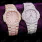 Hip Hop Iced Out Patek Phillip Watch For Men  customdiamjewel   