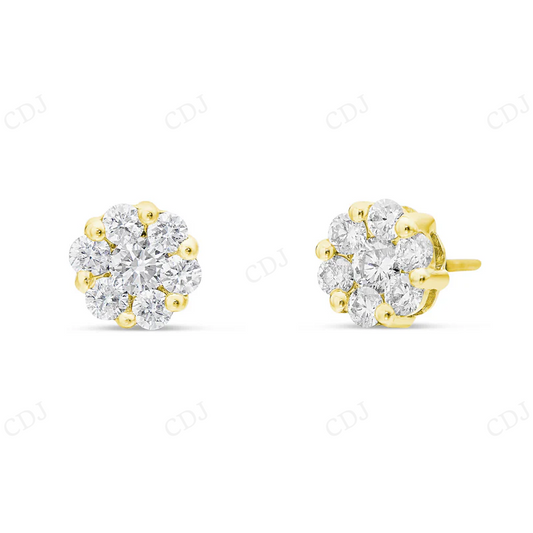 0.50ct Moissanite Diamond Custom Stud Earrings Stud earrings CustomDiamJewel