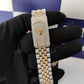 Moissanite Studded Diamond Watch Two Tone DateJust Dial Rolex For Boy customdiamjewel