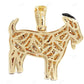 S925 Silver Moissanite Cartoon Goat Pendant CustomDiamJewel