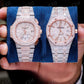 Hip Hop Iced Out Patek Phillip Watch For Men  customdiamjewel   