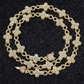 10.55 CTW 7MM Diamond Infinity Link Cross Chain hip hop jewelry CustomDiamJewel