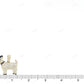 S925 Silver Moissanite Cartoon Goat Pendant CustomDiamJewel