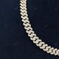 Sterling Silver Diamond Cuban Chain hip hop jewelry CustomDiamJewel   