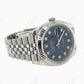 Blue Dial Stainless Steel Rolex Watch customdiamjewel