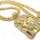 Hip Hop Fully Iced Out Jesus Face Pendant hip hop jewelry CustomDiamJewel