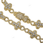 10.55 CTW 7MM Diamond Infinity Link Cross Chain hip hop jewelry CustomDiamJewel