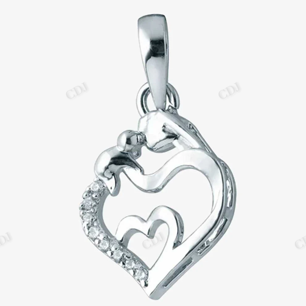 Custom Diamond Heart Pendant Hip Hop Jewelry hip hop jewelry CustomDiamJewel