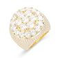 18K Yellow Gold VVS D Moissanite Men's Signet Ring hip hop jewelry CustomDiamJewel