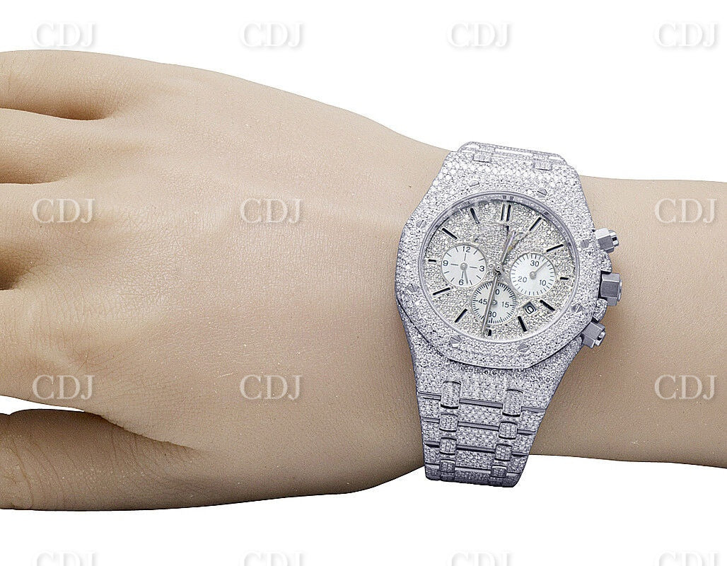 AP Modified Lab Grown Diamond Watch customdiamjewel