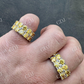Canary Moissanite Hip Hop Ring  customdiamjewel   