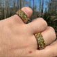 Canary Moissanite Hip Hop Ring  customdiamjewel   