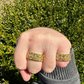 Canary Moissanite Hip Hop Ring  customdiamjewel   