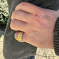 Canary Moissanite Hip Hop Ring  customdiamjewel   