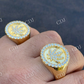 Vintage style Leaf Diamond Ring  customdiamjewel   