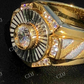 Two Tone Solitaire Diamond Ring  customdiamjewel   