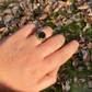 14K Solid Gold Black Onyx Ring  customdiamjewel   