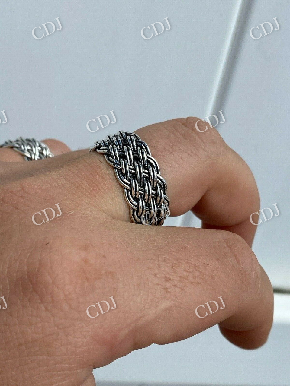 Weave Wedding Band  customdiamjewel   