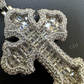 Baguette Diamond Gothic Cross Pendant For Men  customdiamjewel   