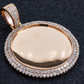 2.65 CTW Round Memory Pendant hip hop jewelry CustomDiamJewel