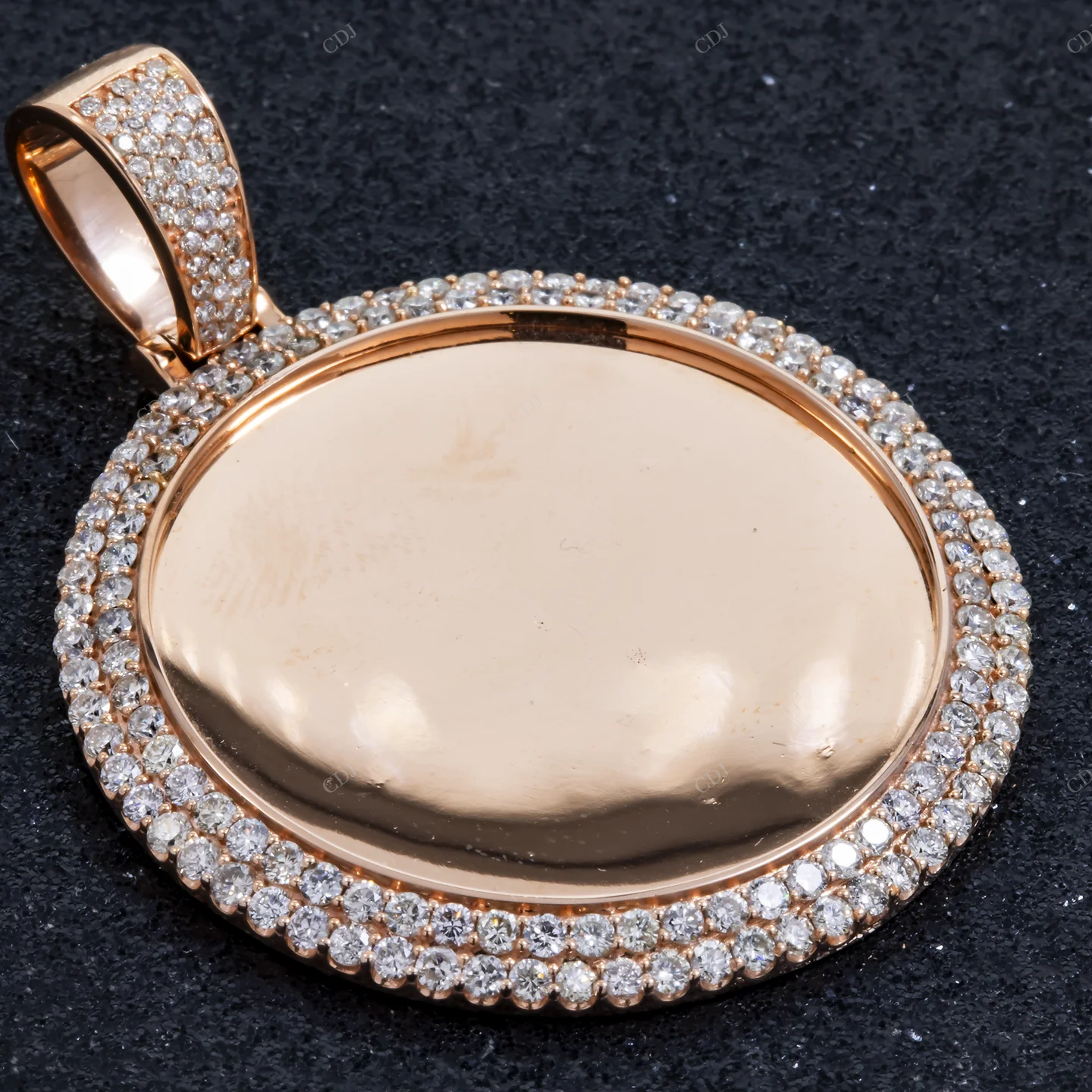2.65 CTW Round Memory Pendant hip hop jewelry CustomDiamJewel