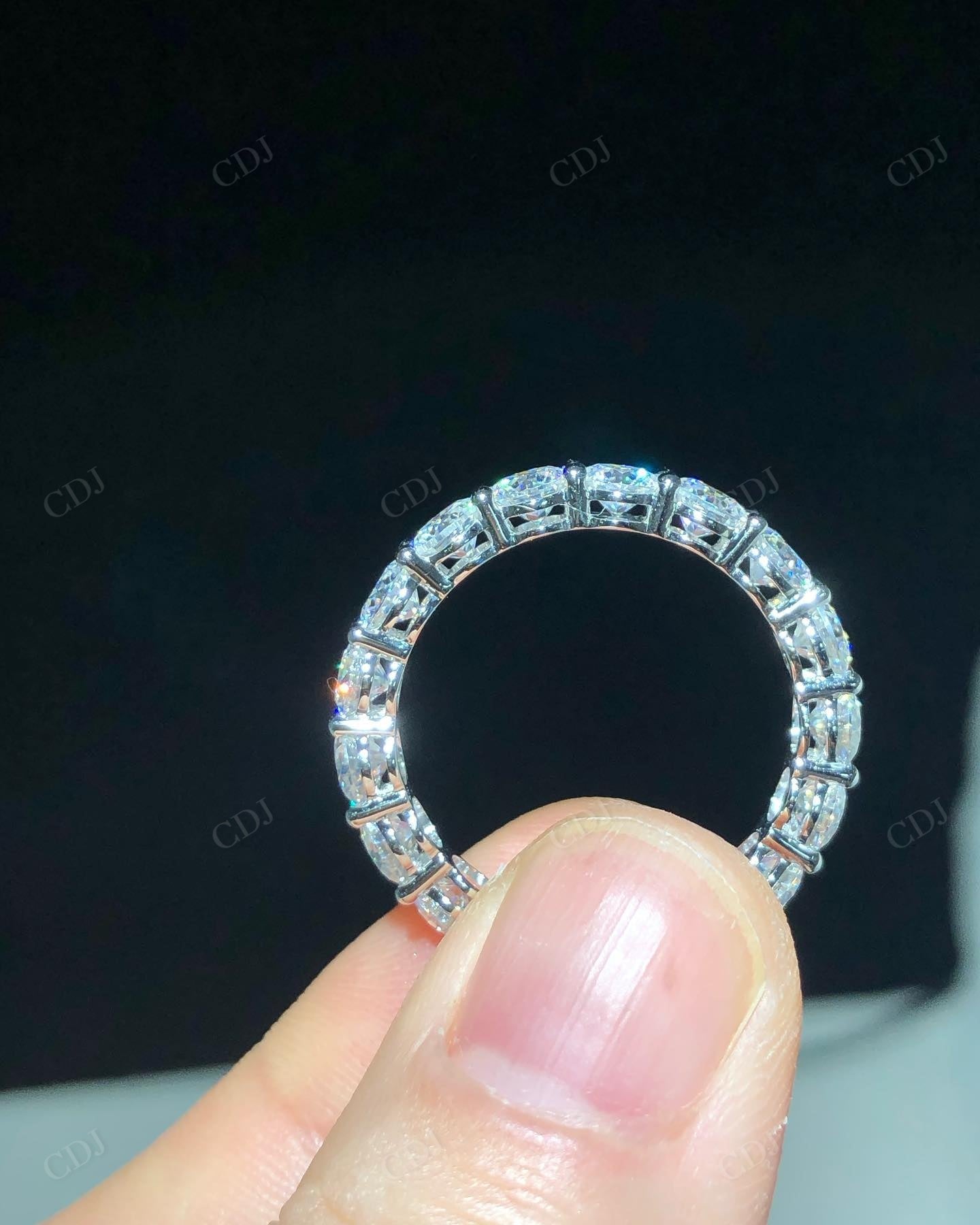 Lab Grown Diamond Eternity Wedding Band