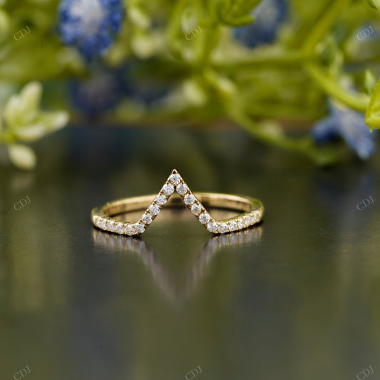 V-Shaped Lab-Grown Diamond Band